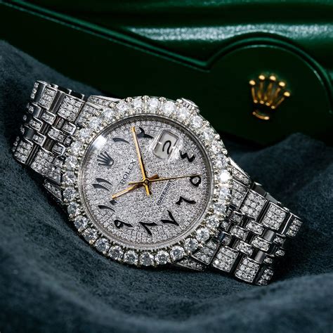 rolex diamantato replica